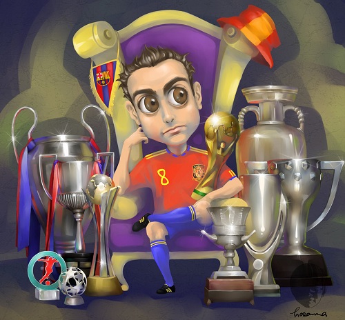 Xavi_Hernandez Cartoon